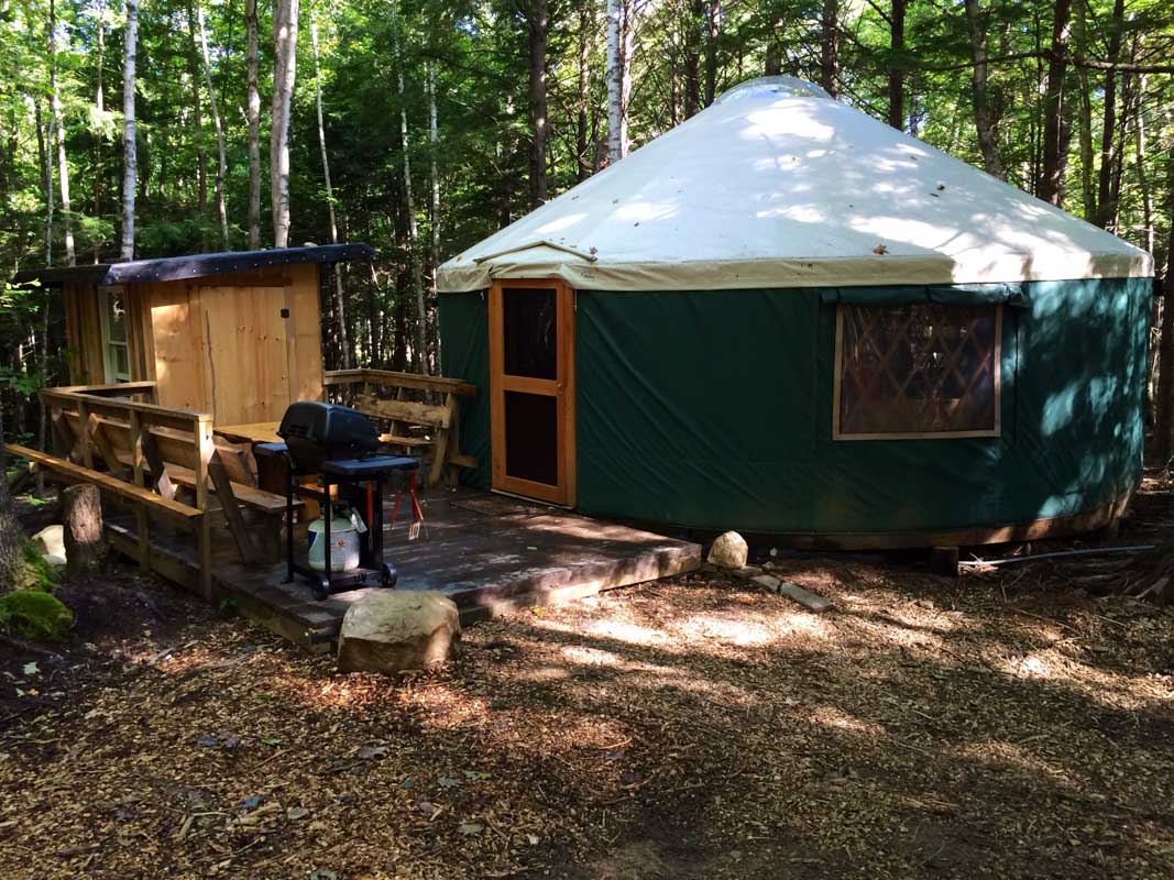 Maine Forest Yurts In Maine United States